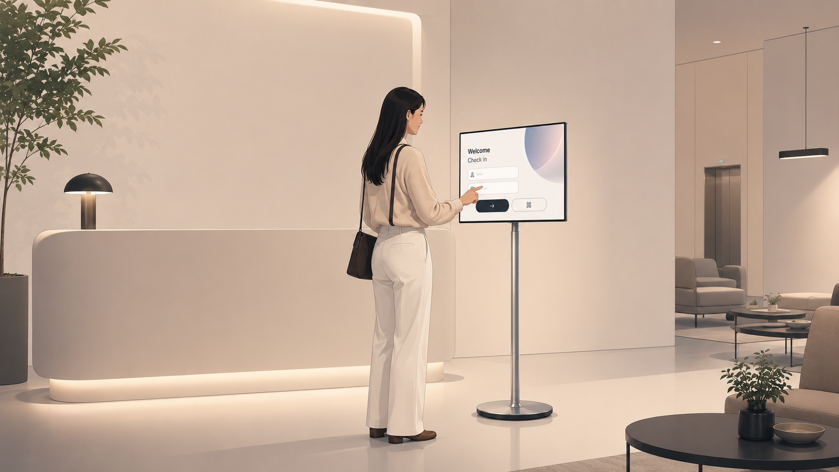Smart Display hospitality setup